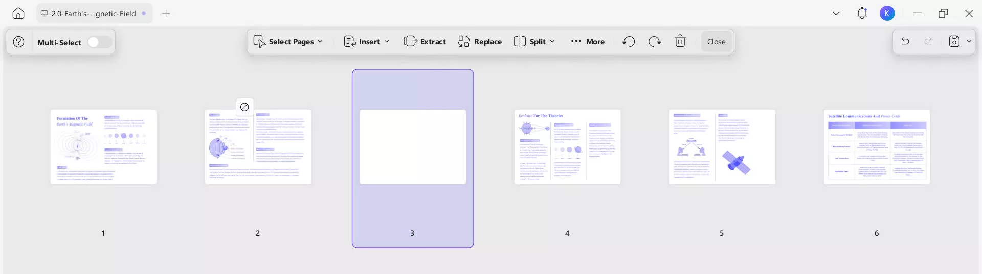 export pdf with blank page
