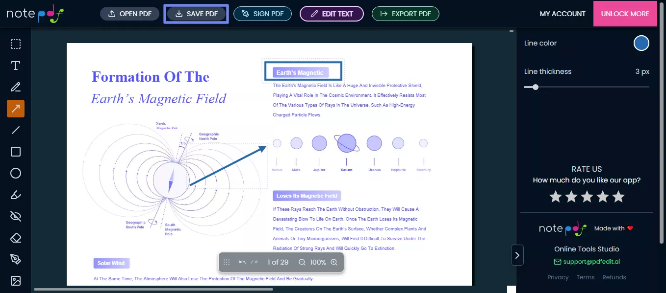 save pdf after annotation with annotate pdf