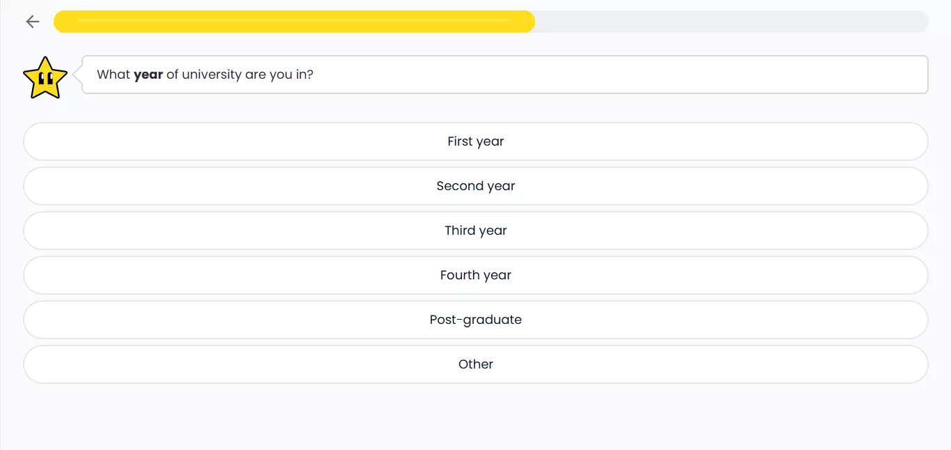  select year of university gizmo ai