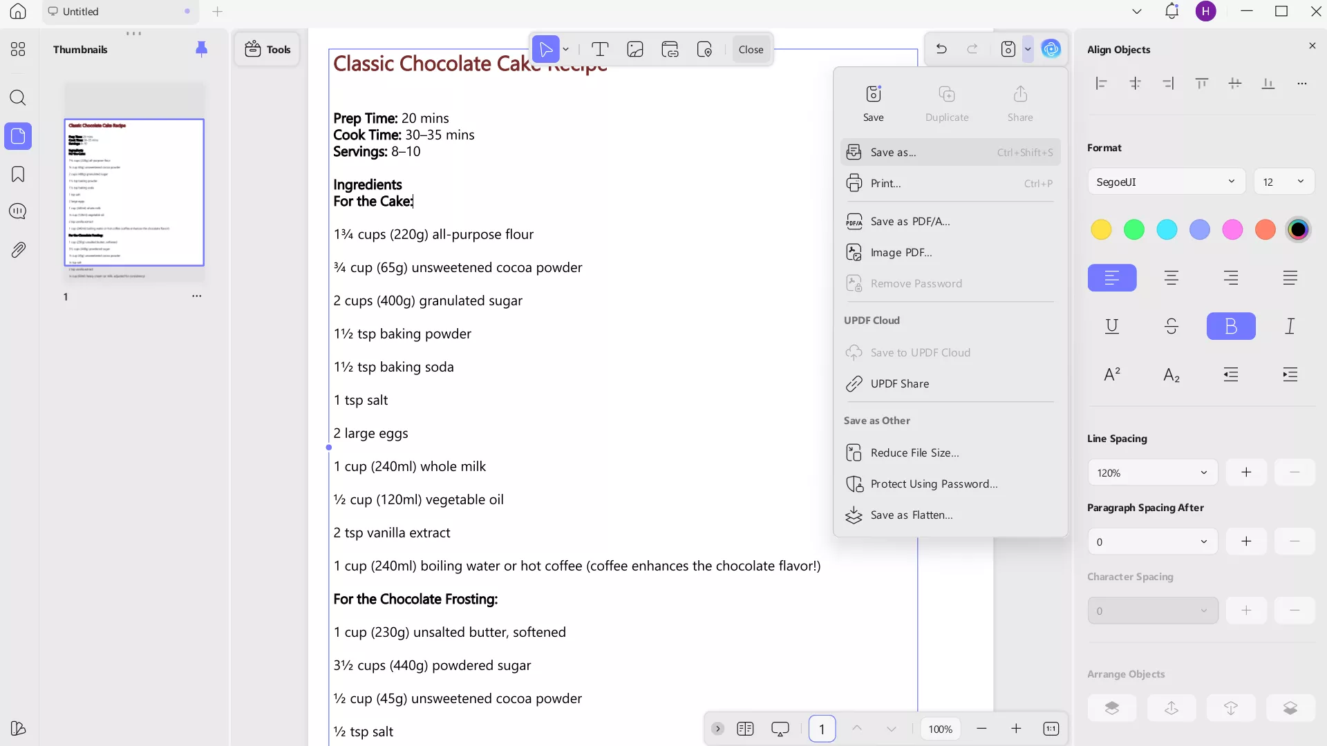 updf create pdf from chatgpt
