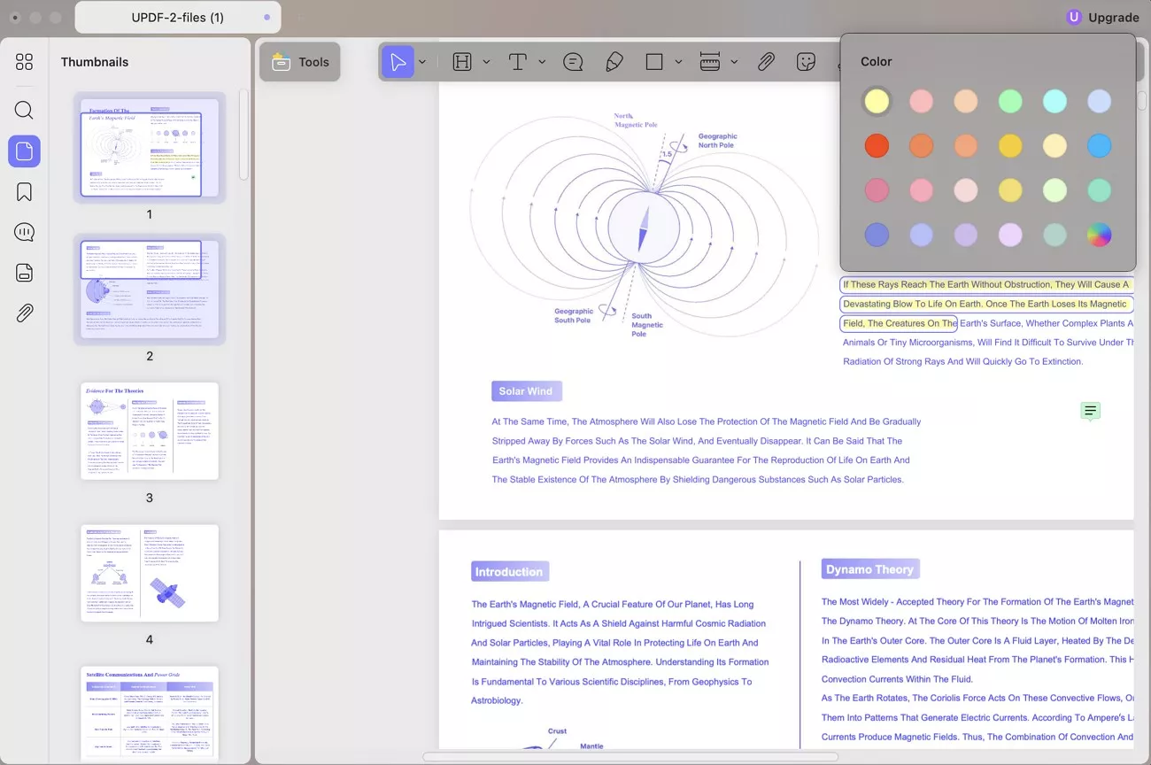 updf mac annotate highlight feature