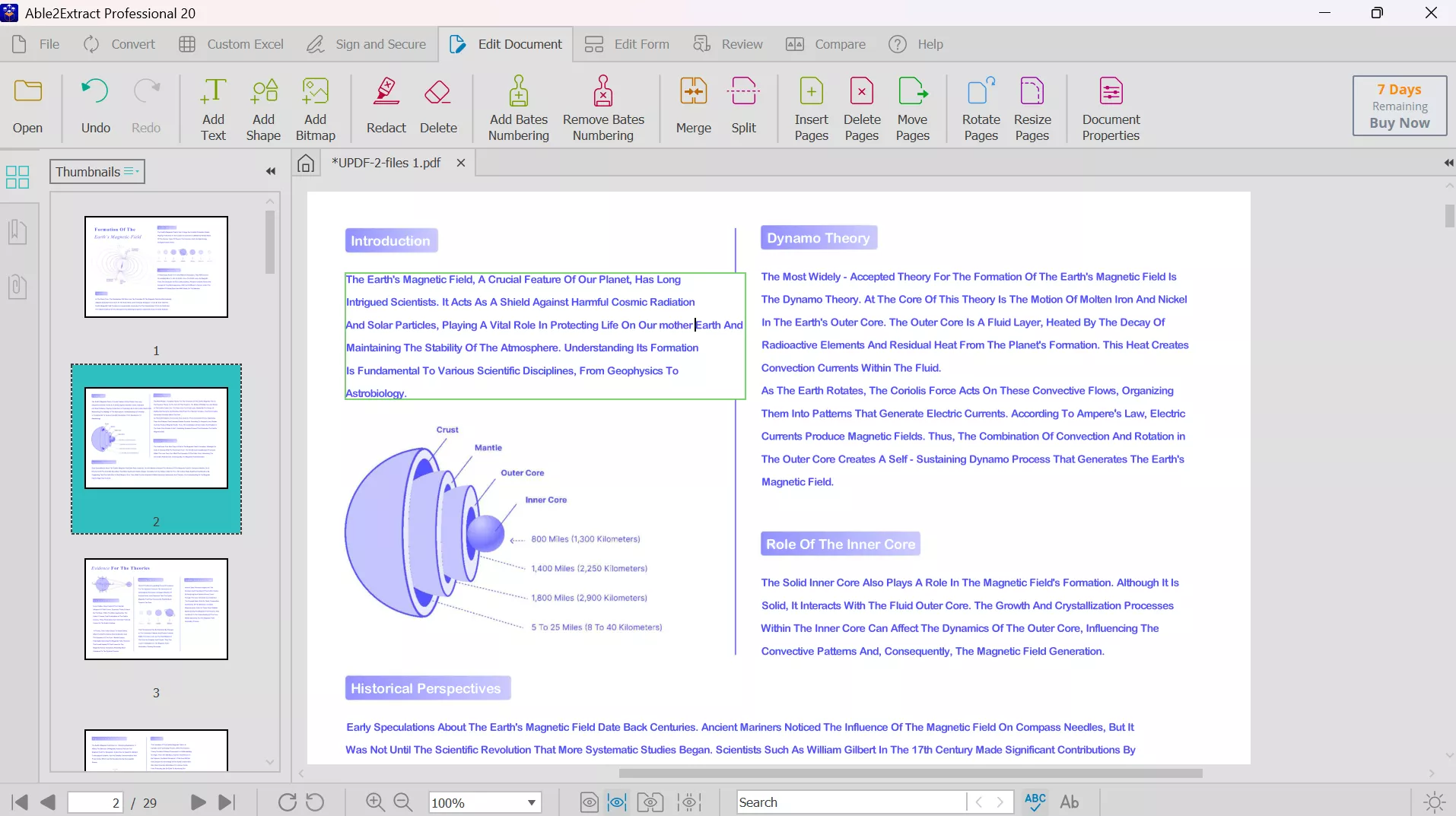 able2extract editing problems