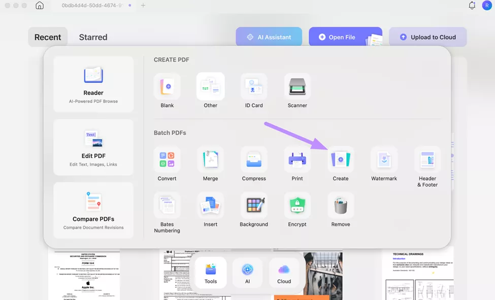 batch create pdf from mos