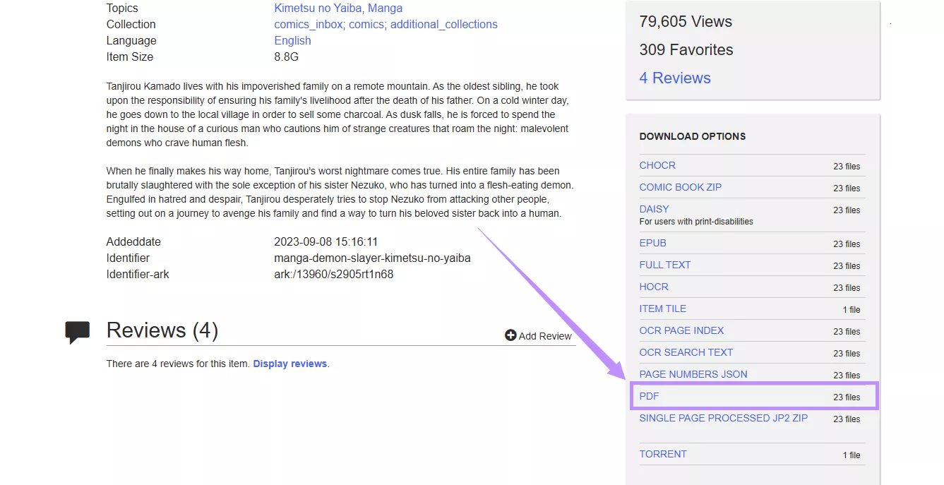  click on pdf to download internet archive