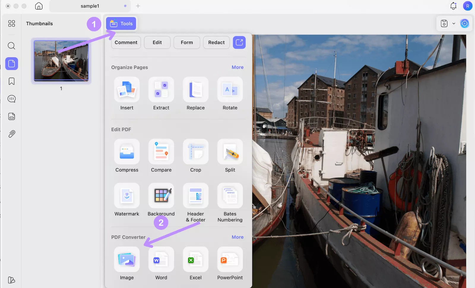 click on the image to convert ORF to PNG or jpg updf mac