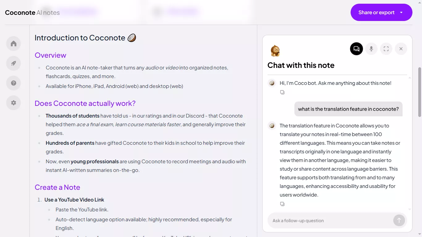 coconote ai chat