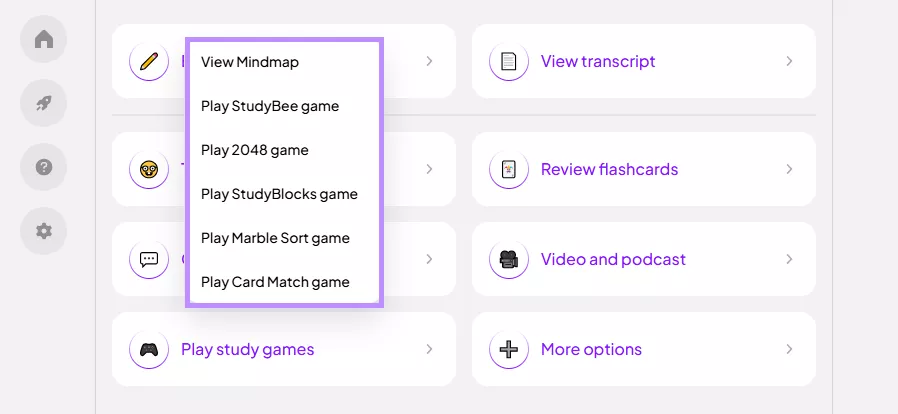 coconote study games