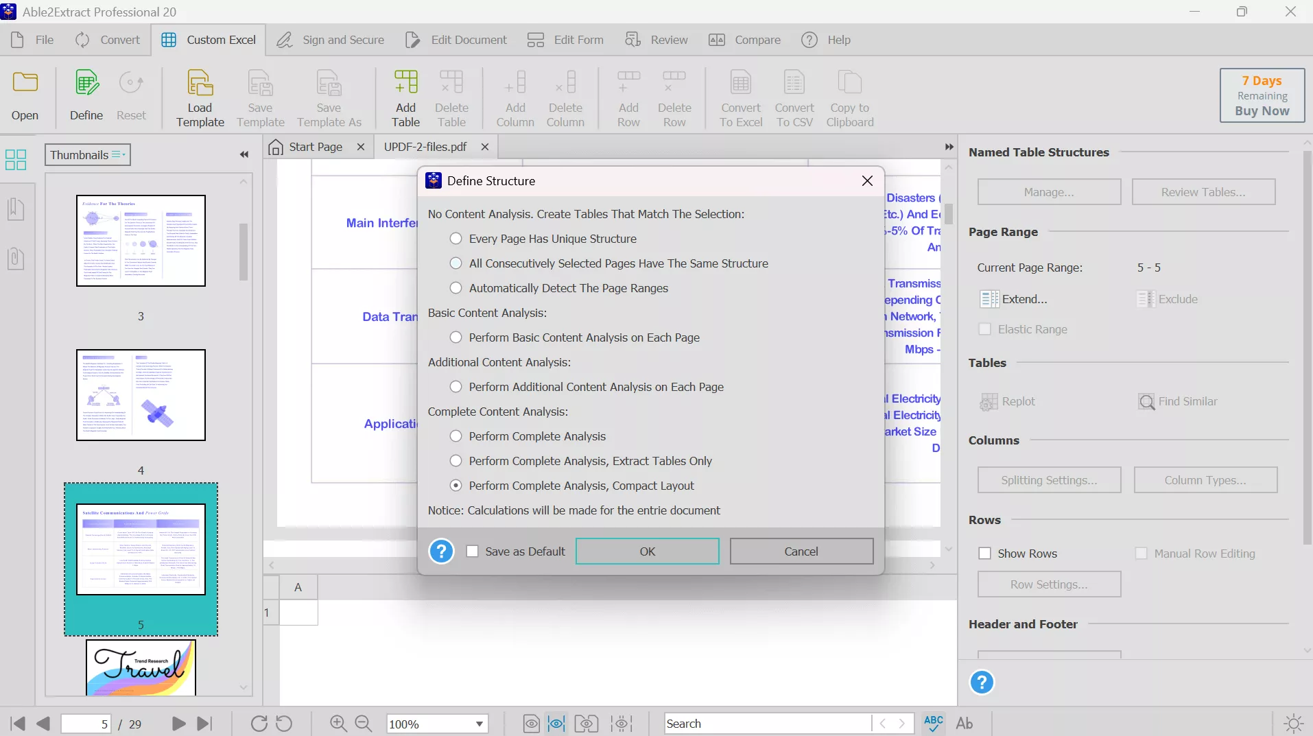 create custom excel with able2extract