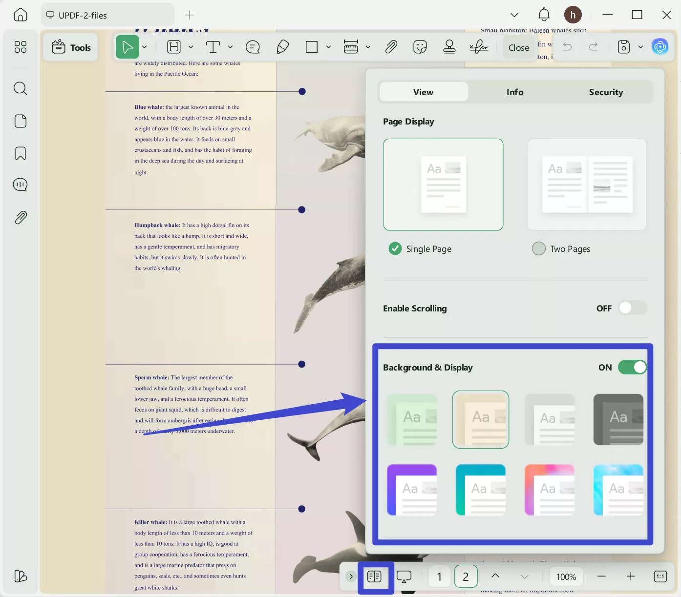 eye protection mode updf windows