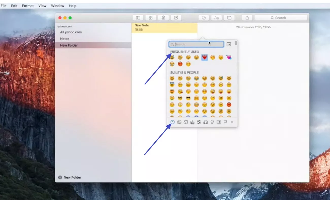 access the character viewer