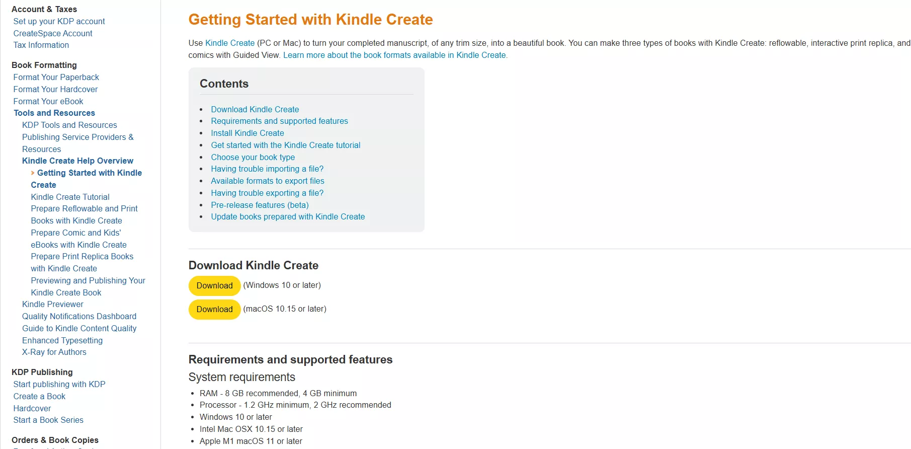 kindle-create-installation