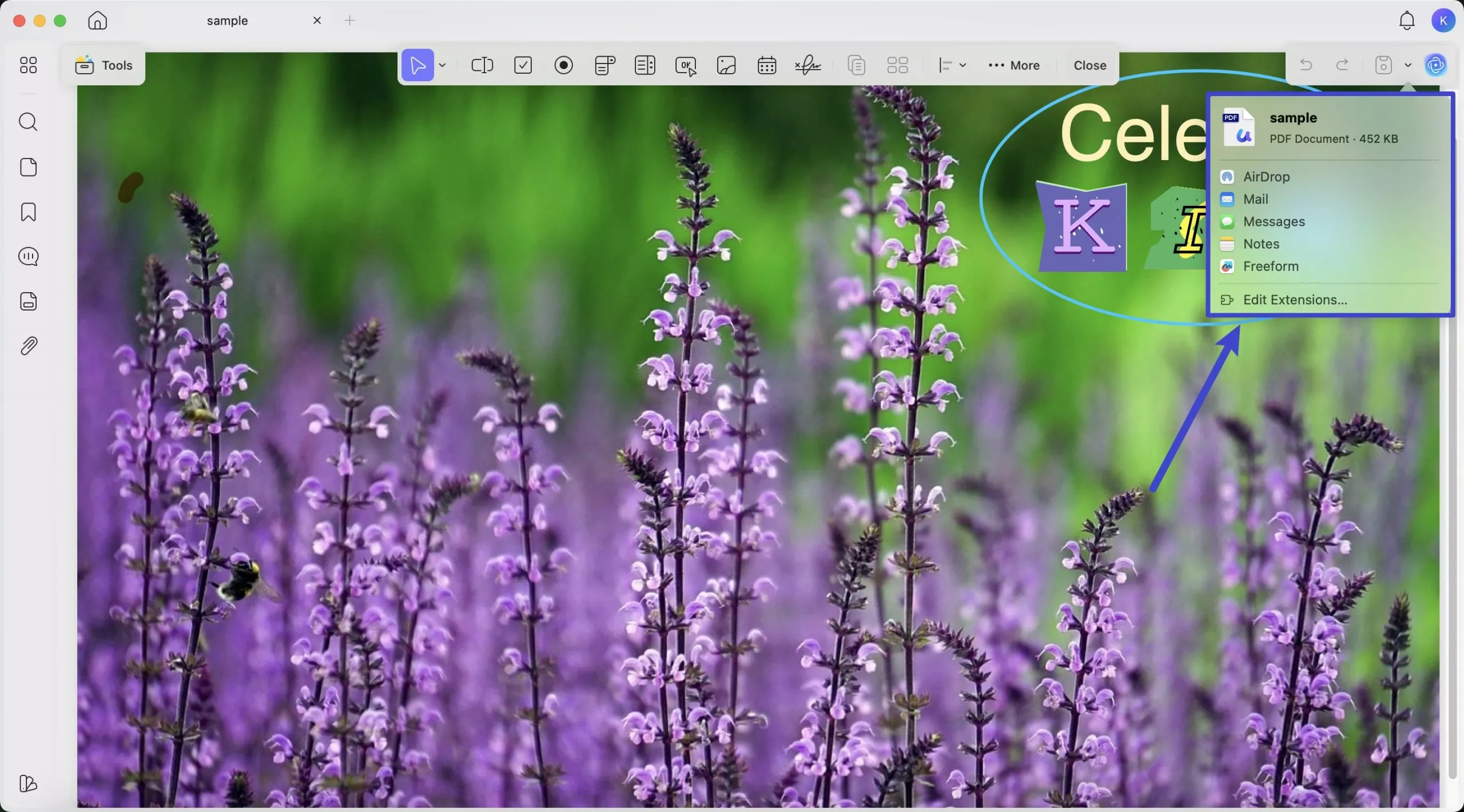 other sharing method