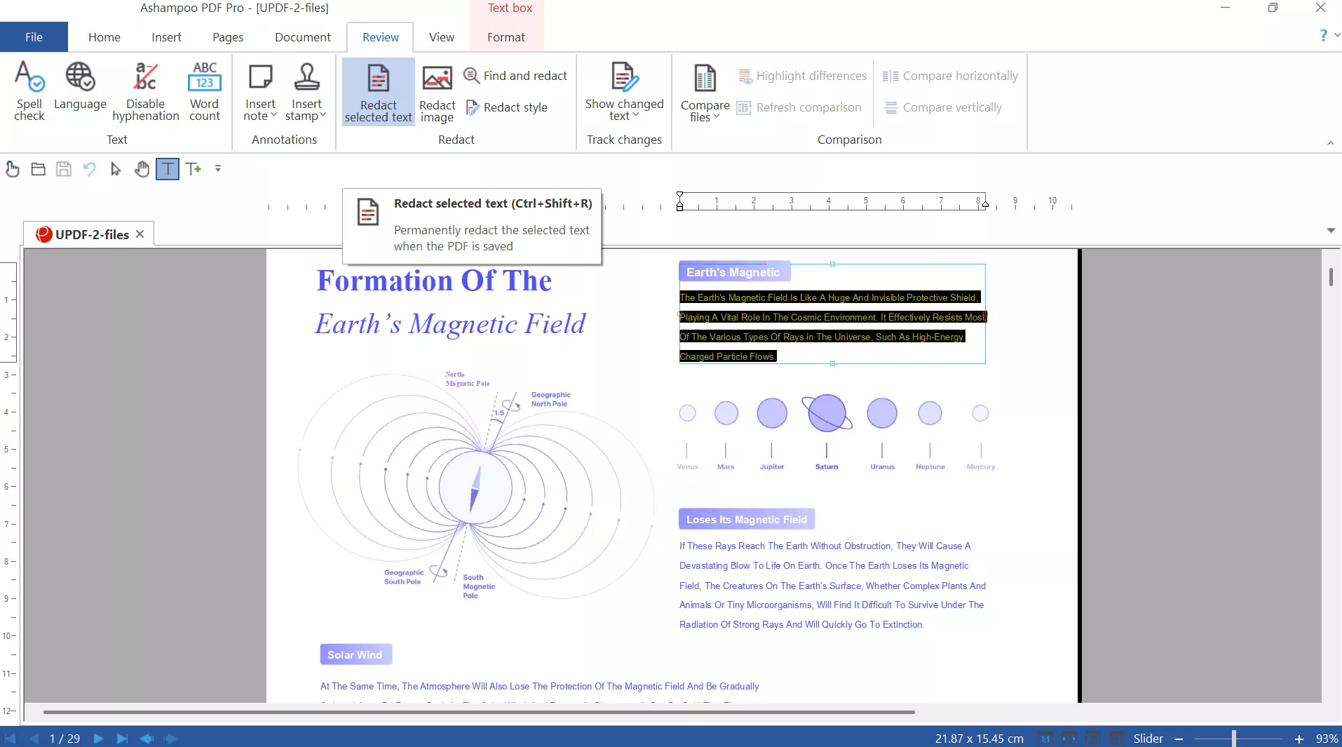 redact text and image on ashampoo