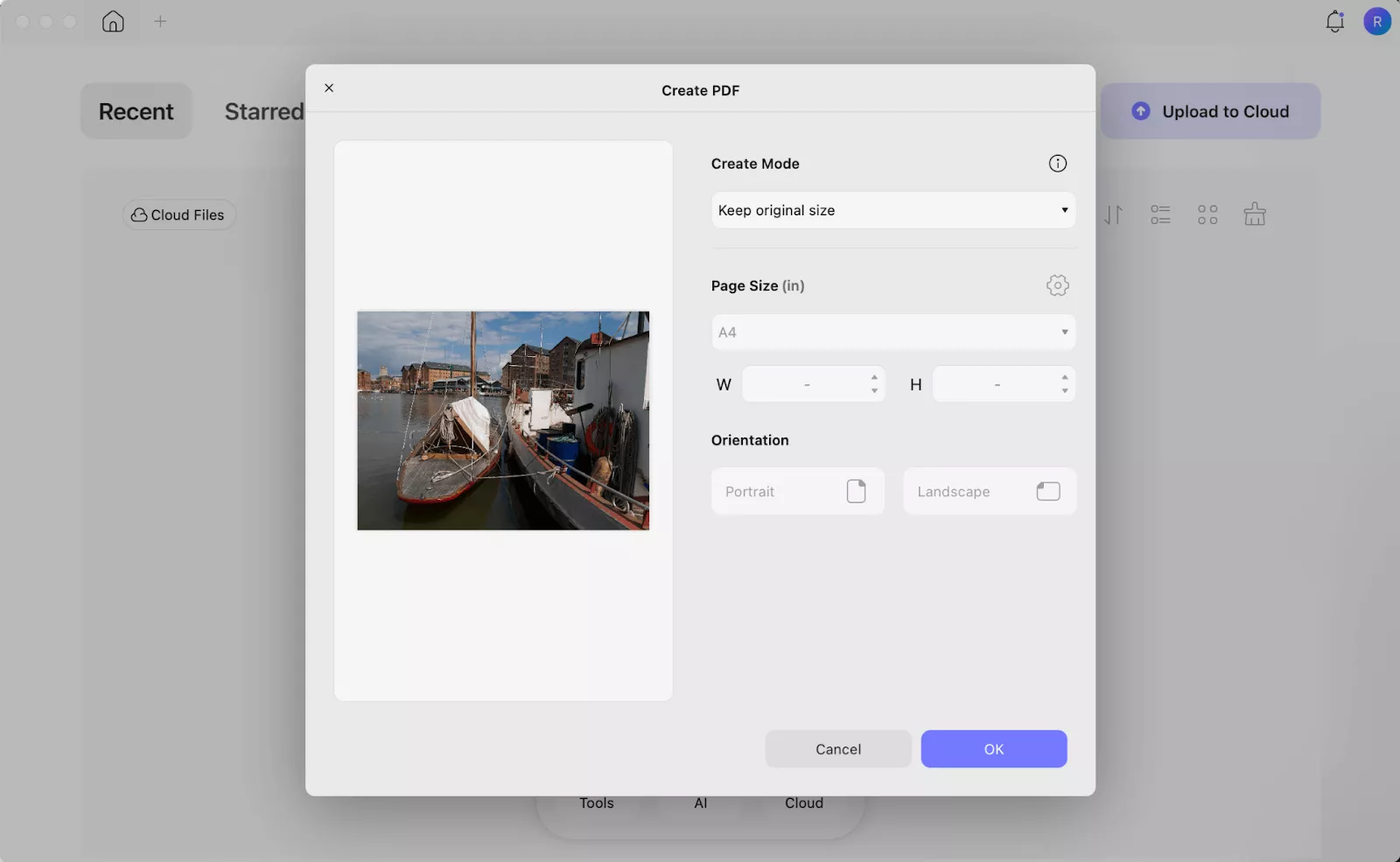 view file on updf mac