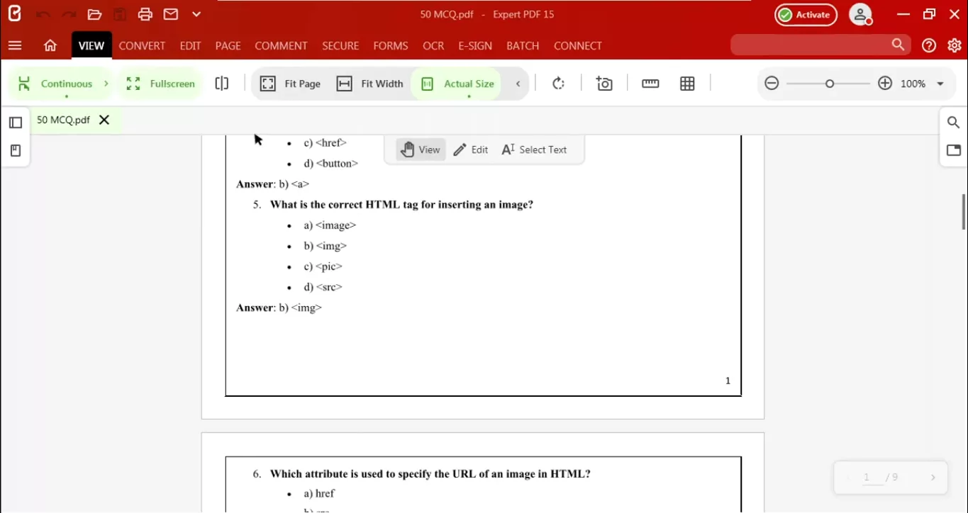 view files in expert pdf
