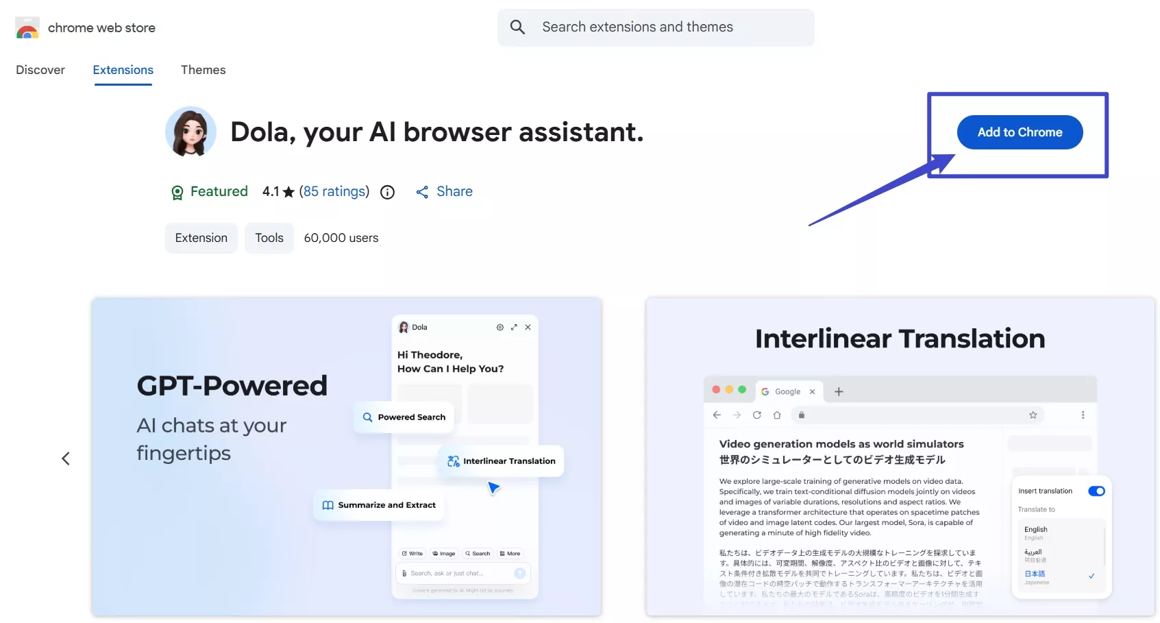 add dola ai extension to chrome