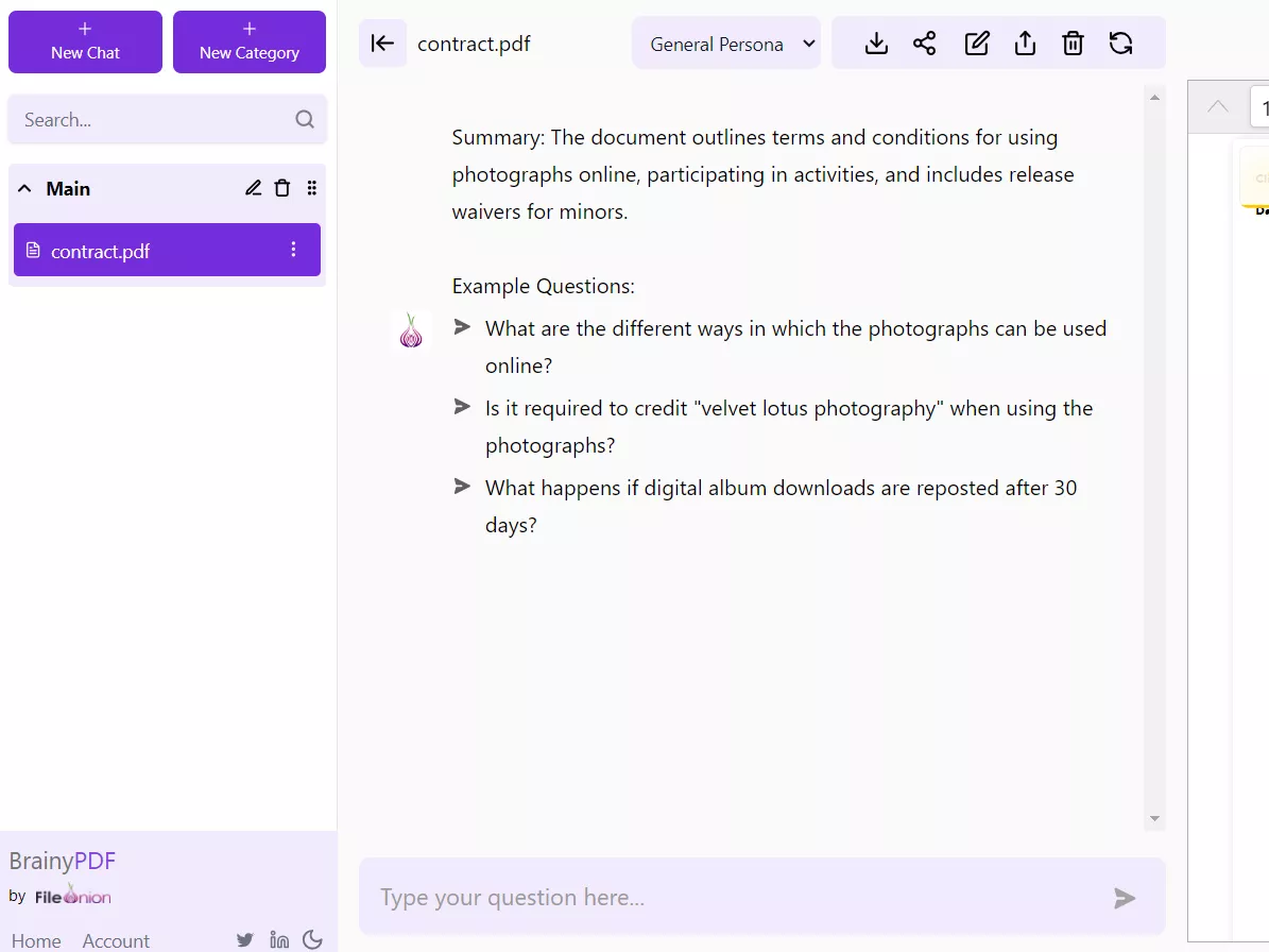 pdf ai alternative brainypdf