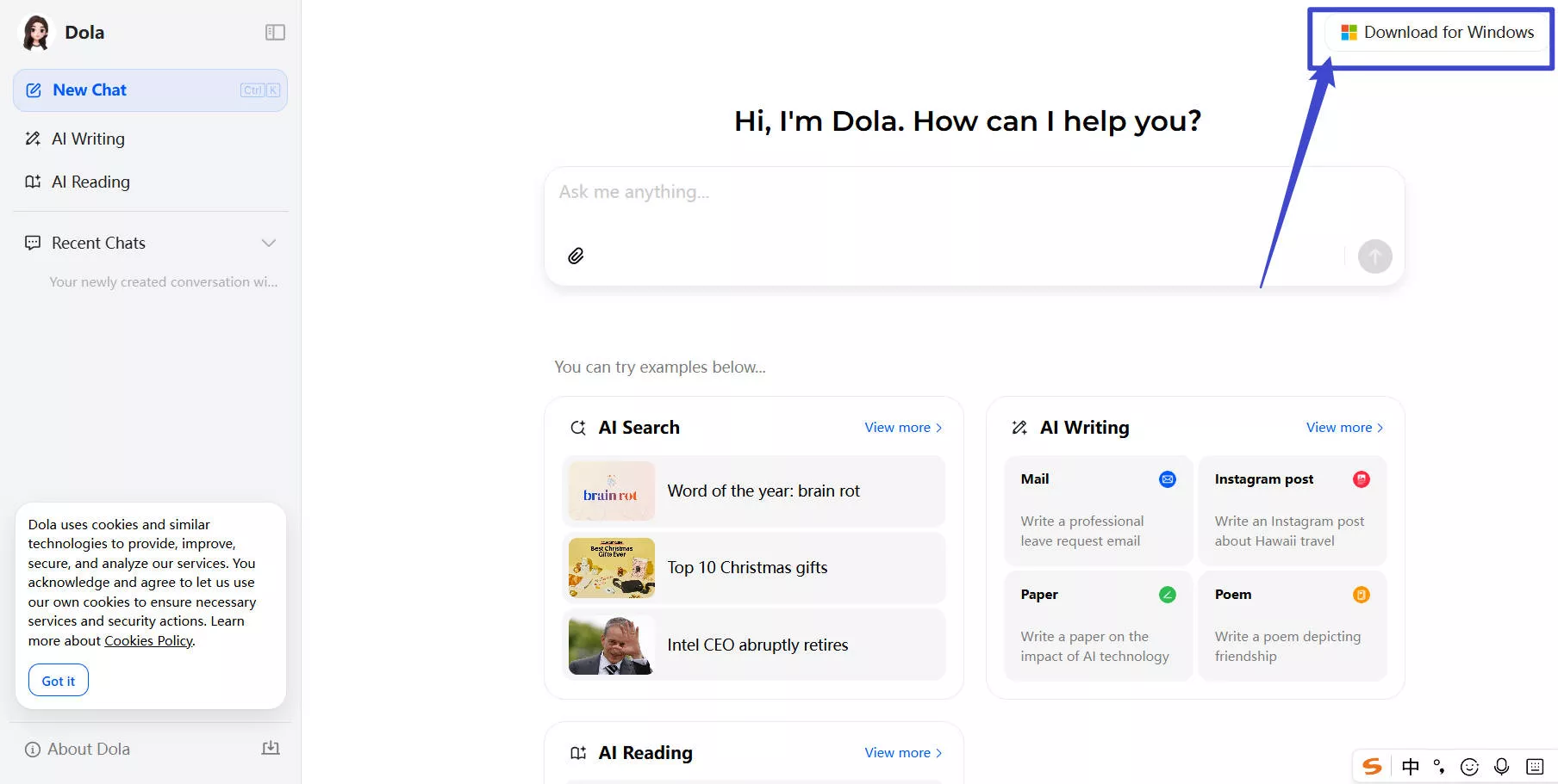 download dola ai desktop