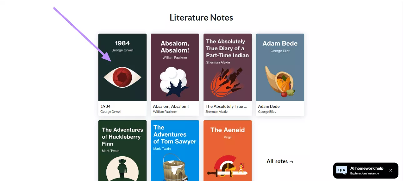  tap on the notes you want to save cliffsnotes