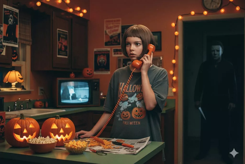 generate kitchen halloween portrait