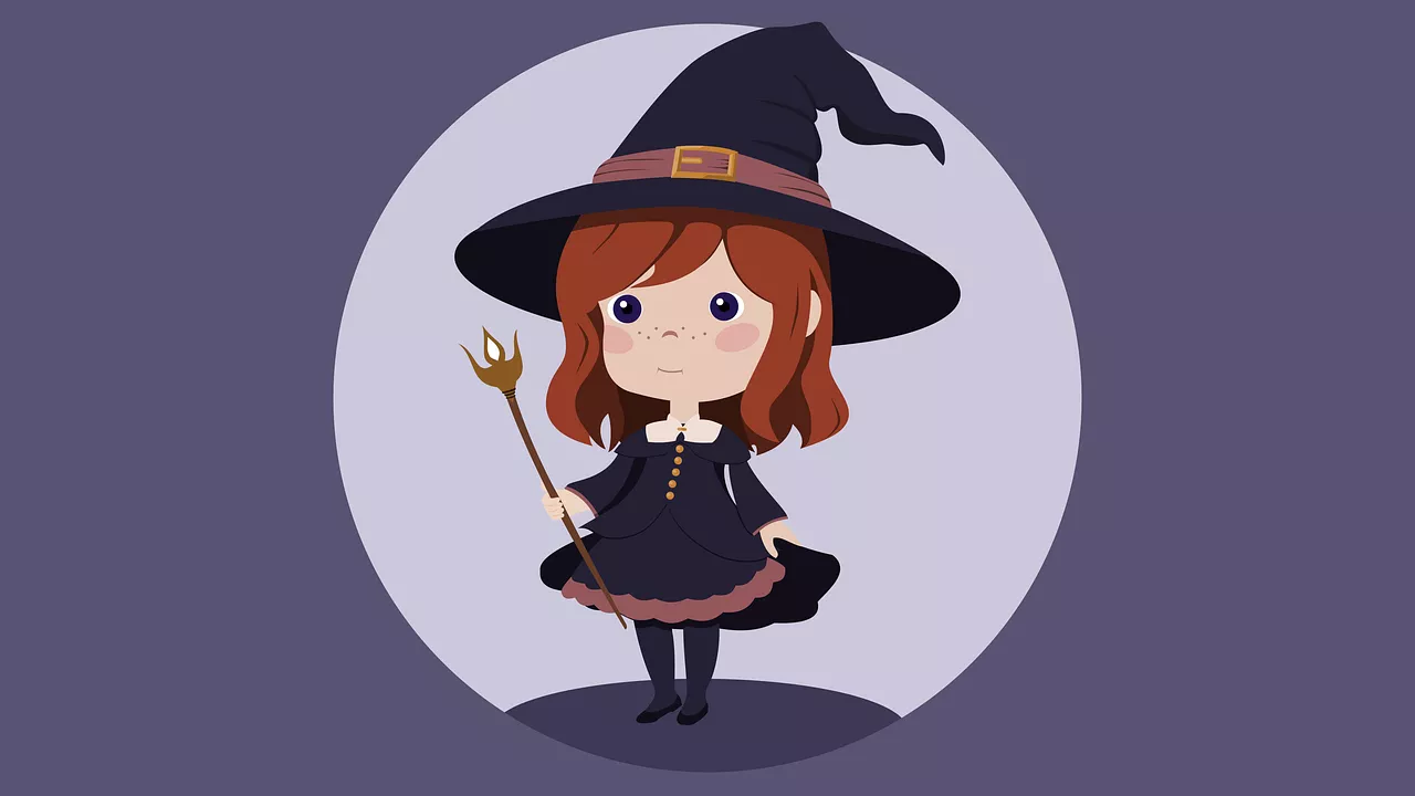 minimalist witch wallpaper