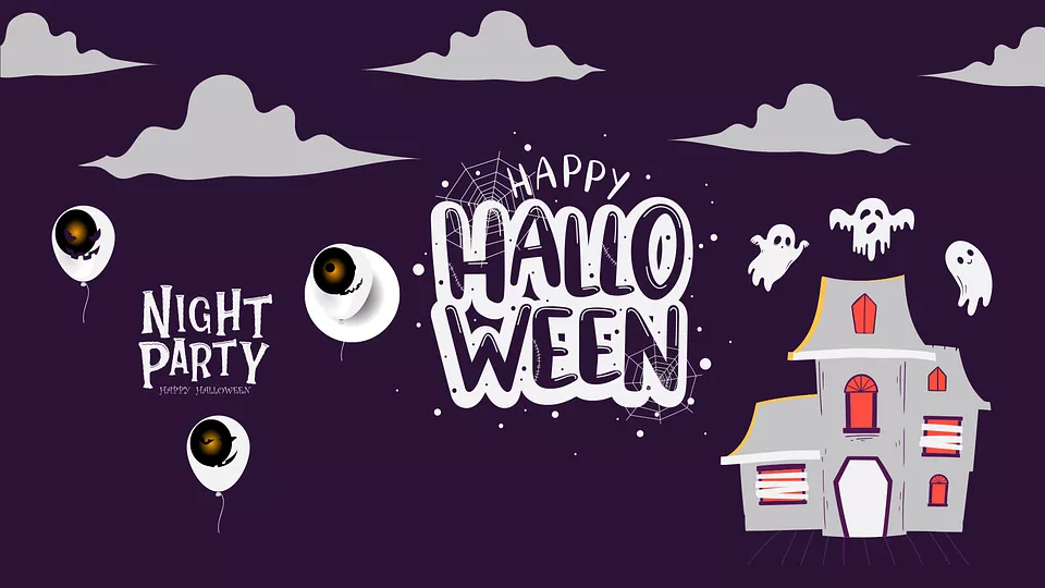 night party happy halloween wallpaper