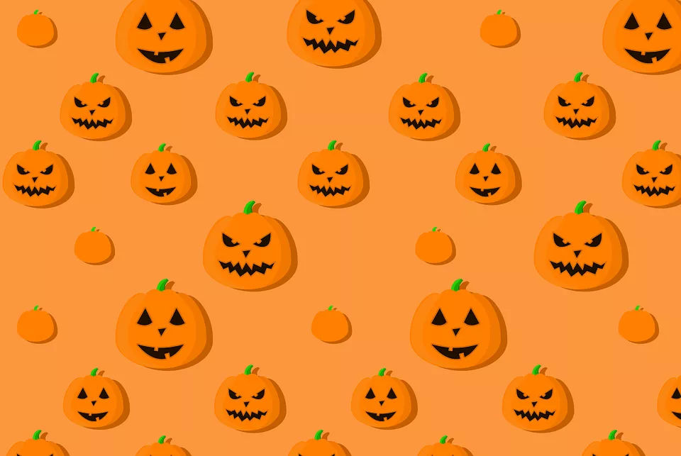 orange pumpkins wallpaper