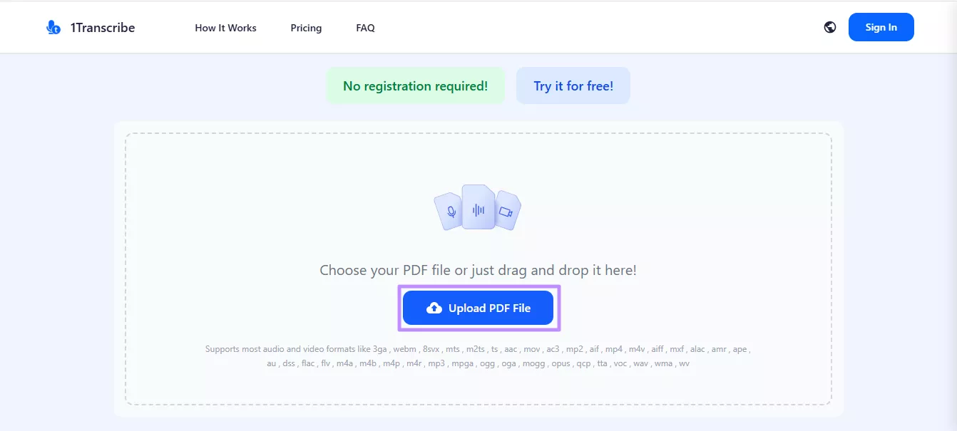 download the transcribed file 1transcribe