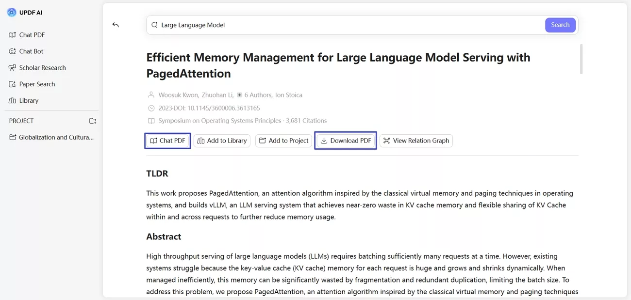 download paper search generated pdf