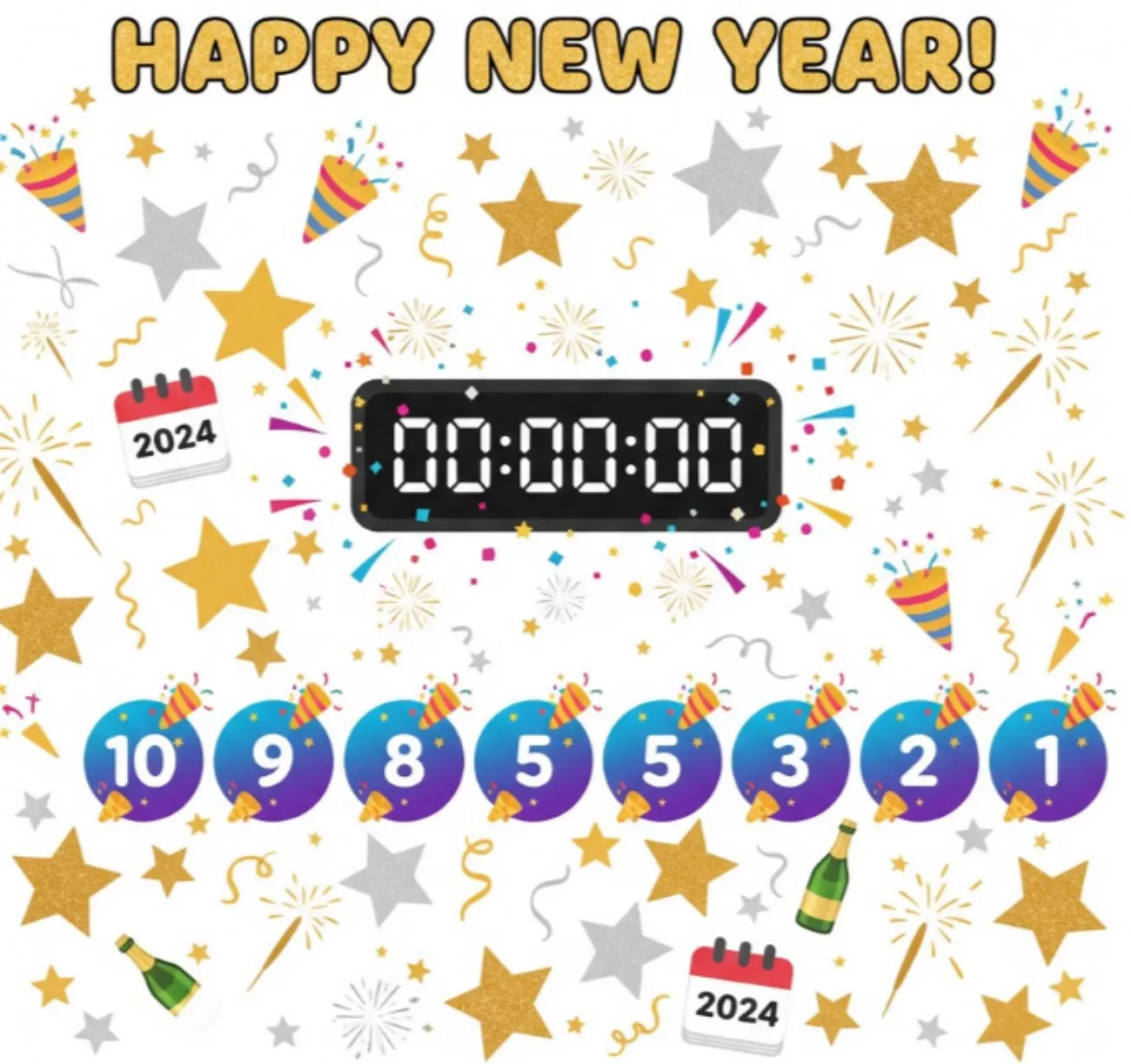 countdown new year wish