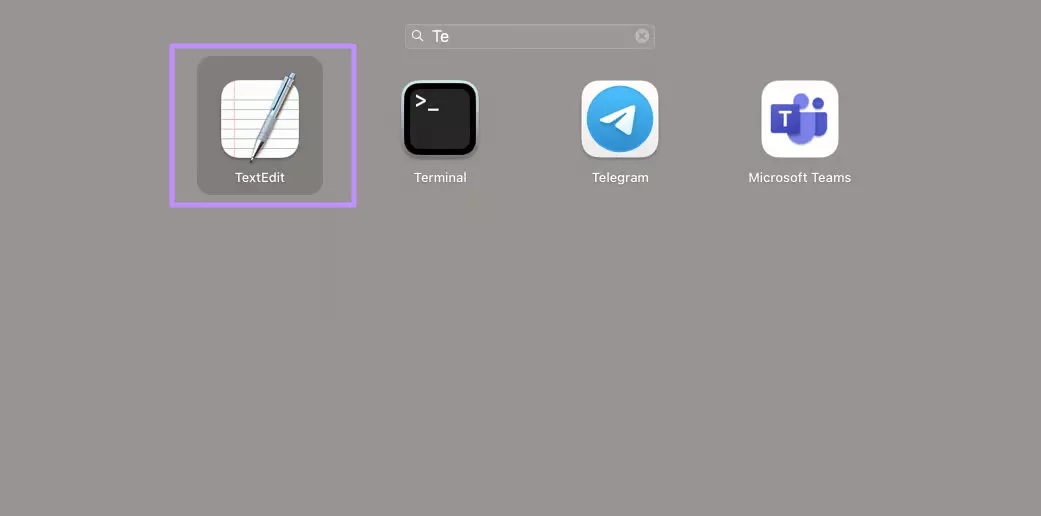 open textedit from launchpad