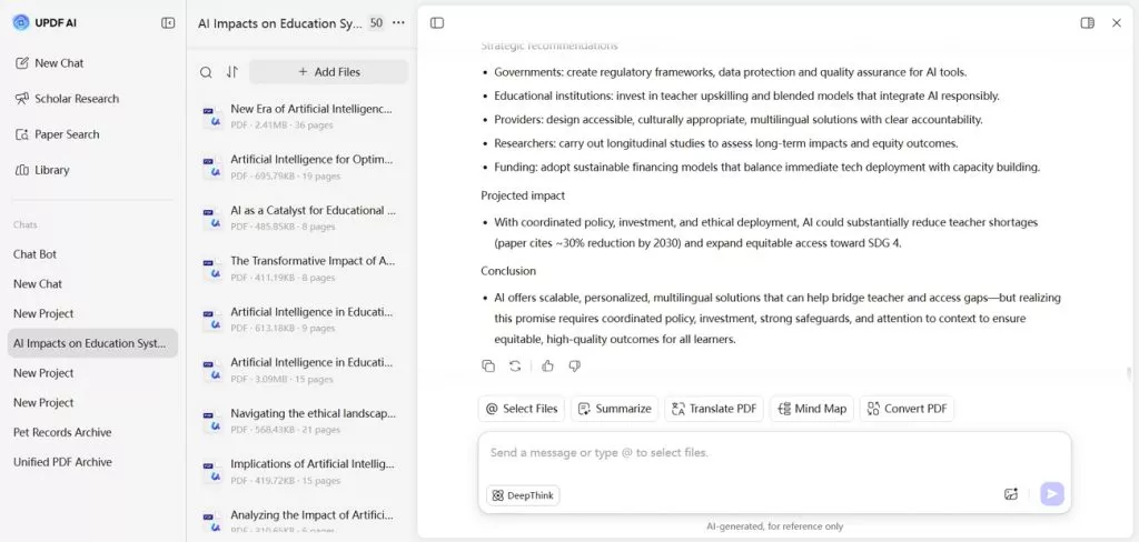 use updf scholar research literature reviews