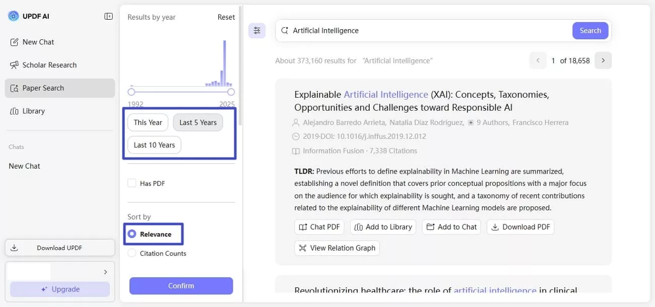 narrow down search results
