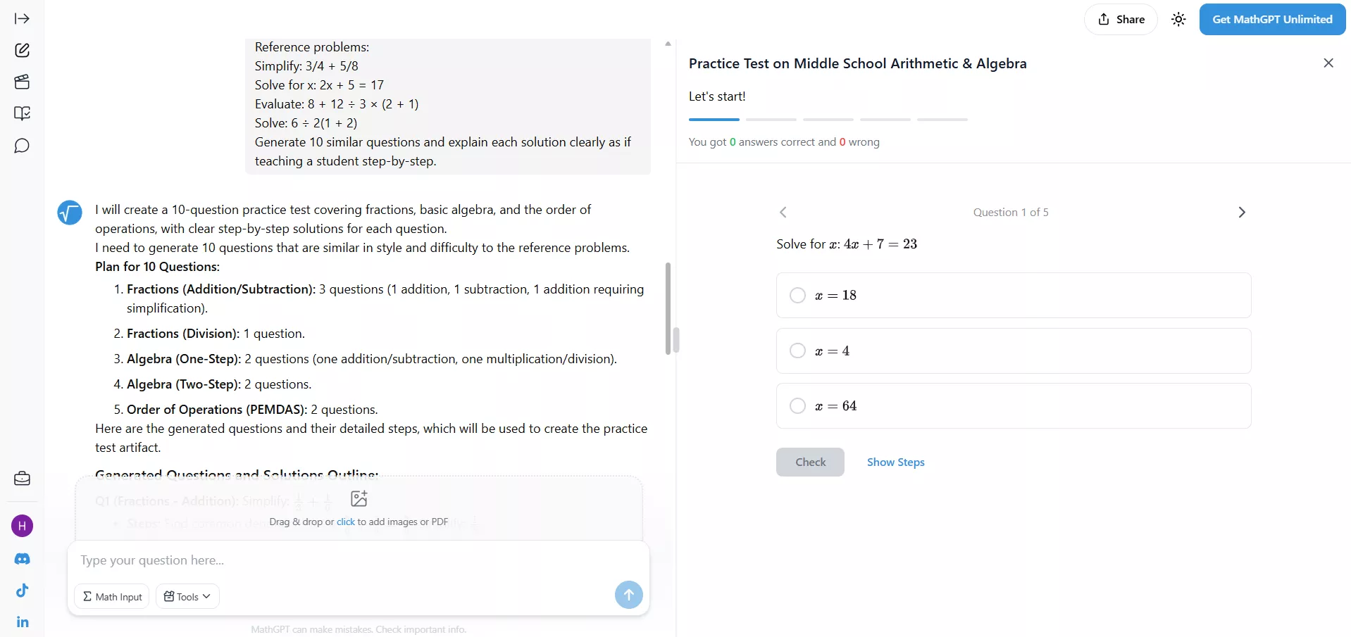 exam preparation with practice test