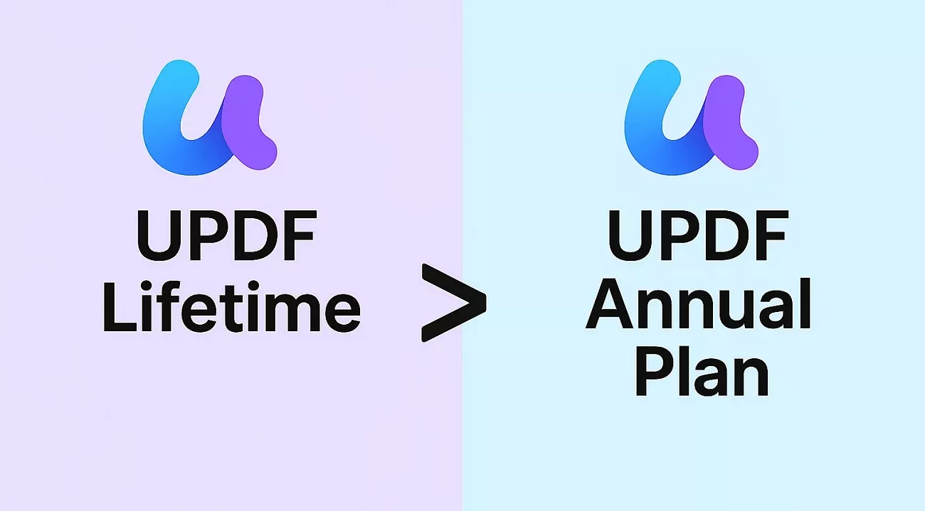 lifetime plan vs updf annual subscription