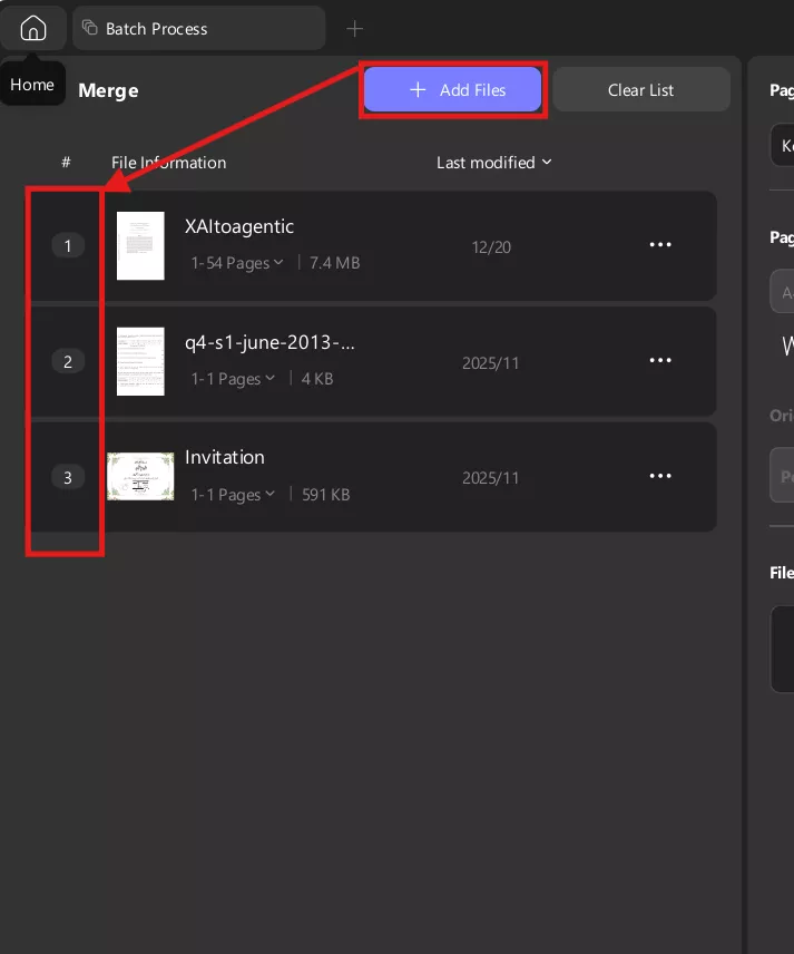 UPDF batch merge feature combining multiple AI-generated documents