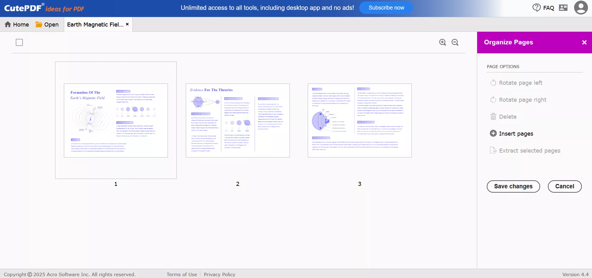 cutepdf-editor-organize-pdf