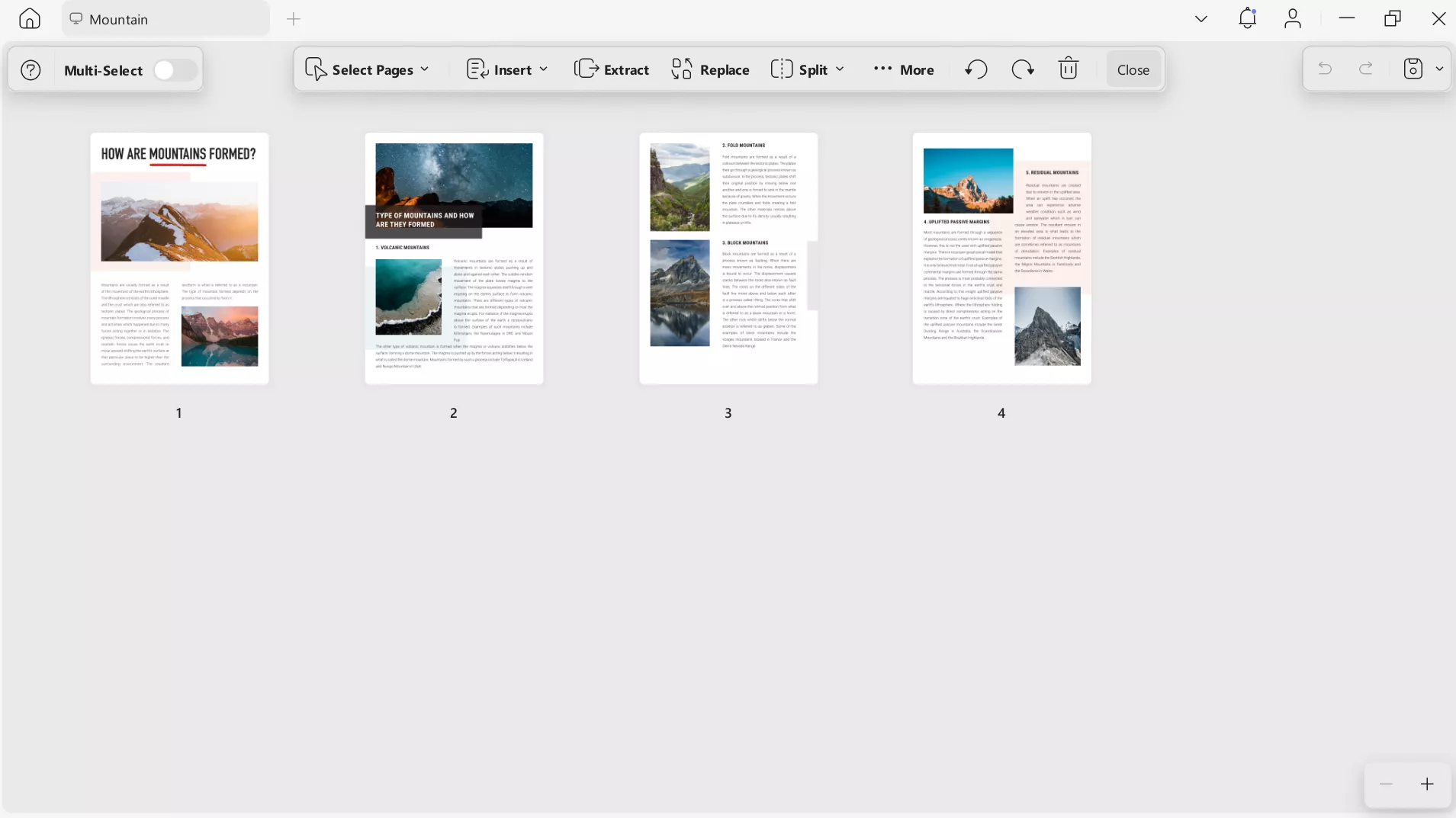 organize files with updf