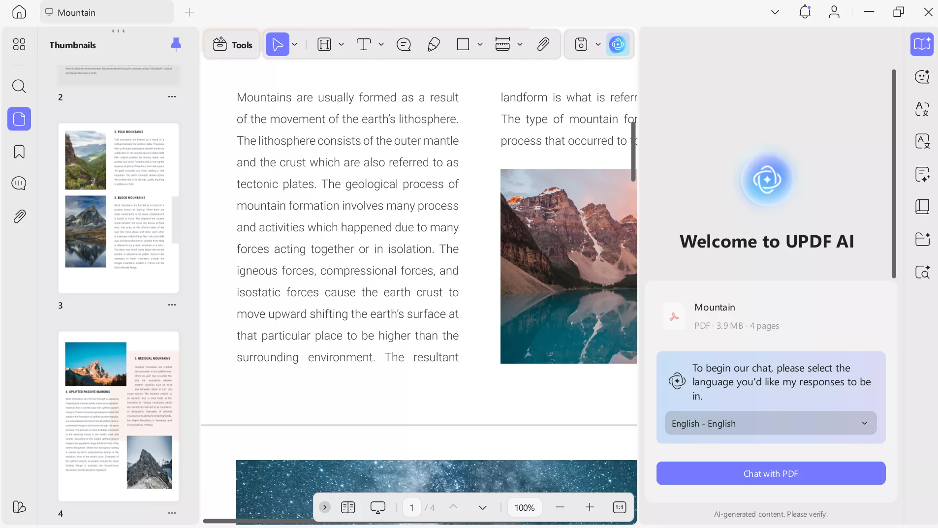 updf ai for prompting 