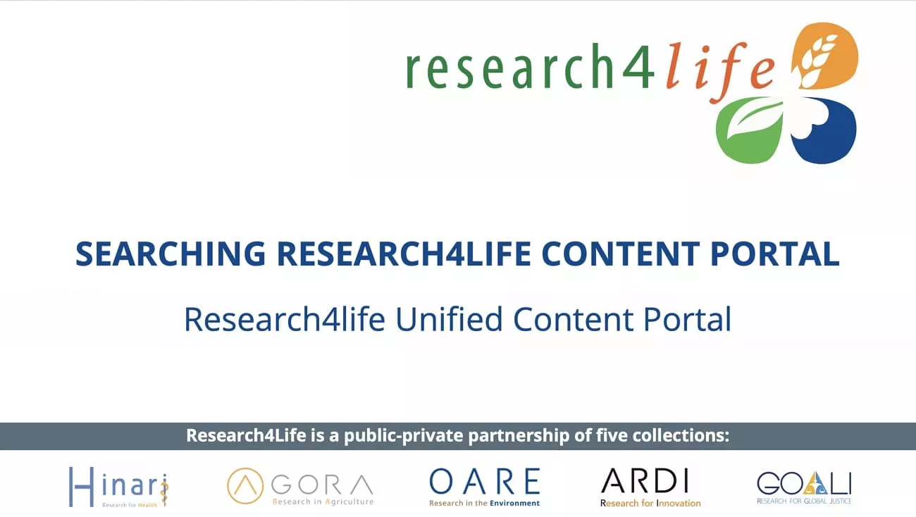  research4life disciplines collection