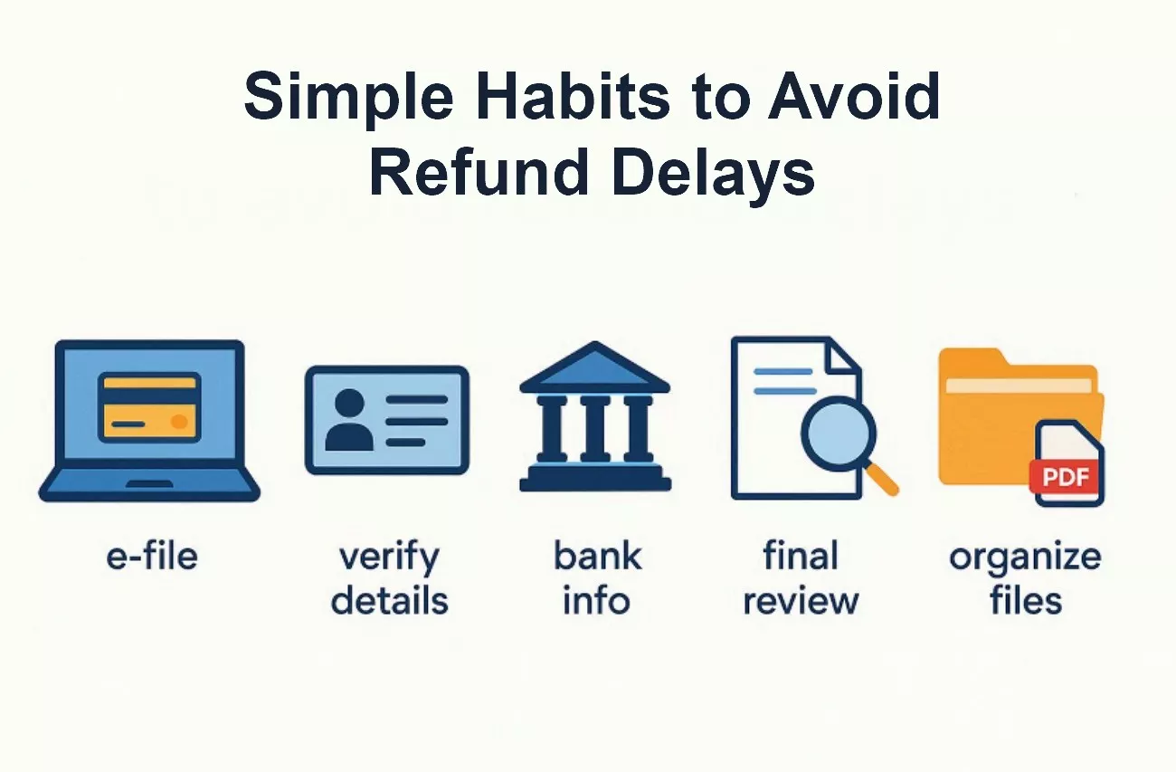 habits to avoid refund delays