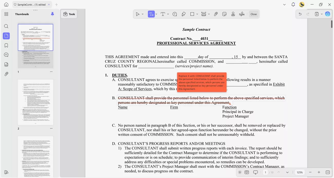 enter replace text popup