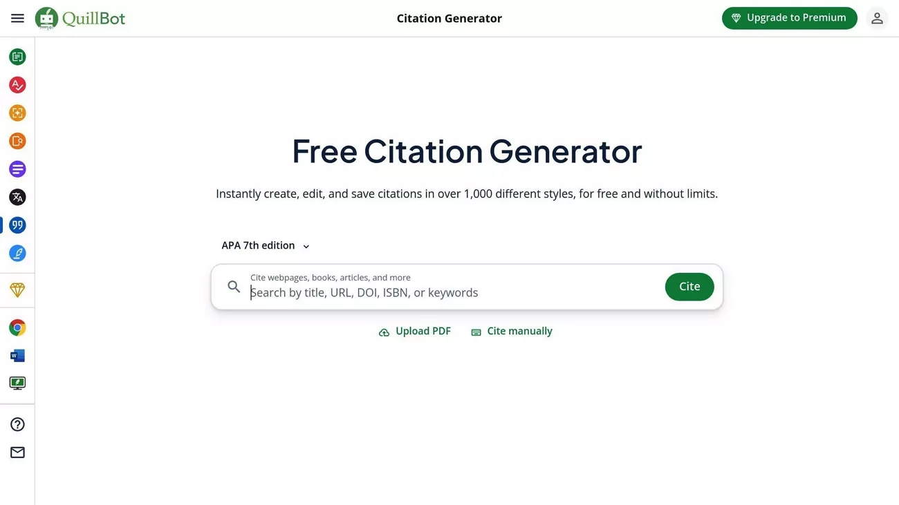 use quillbot citation generator